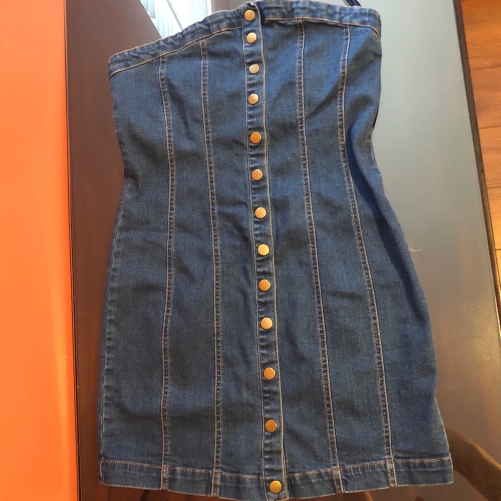 Jean Button up dress